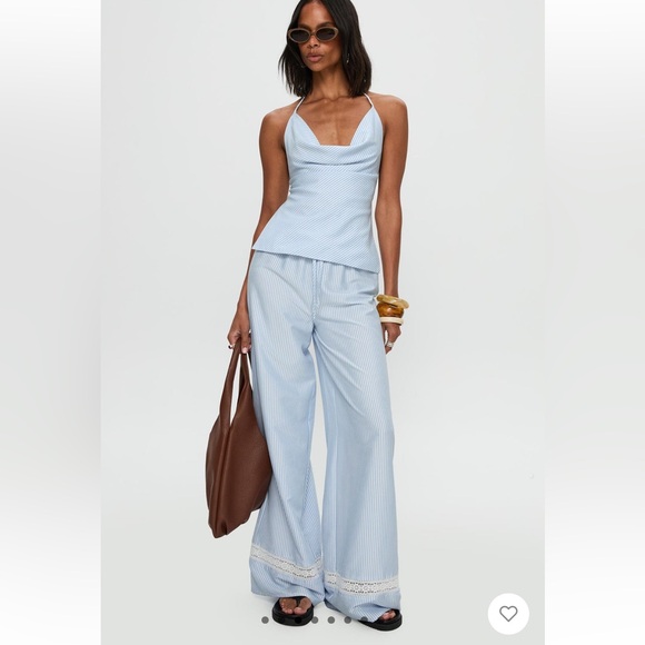 Princess Polly Other - Striped Blue Wide-Leg Set